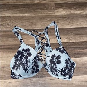 PINK bathing suit top